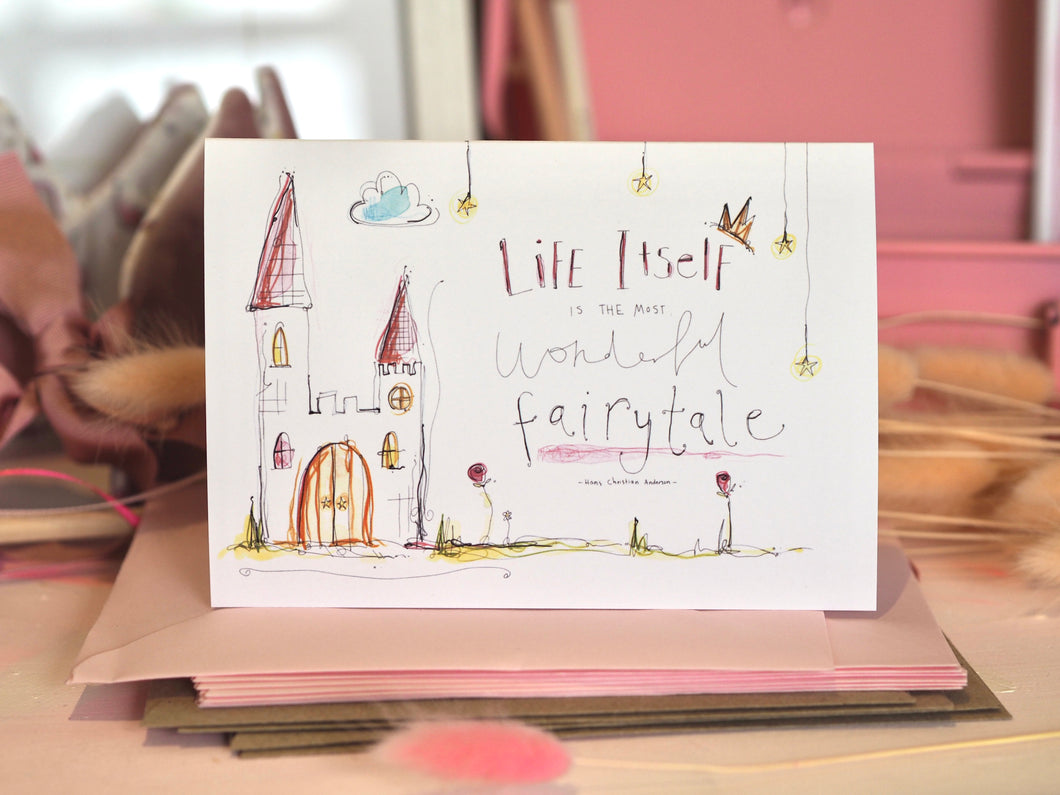 Fairytale Quote Greetings Card