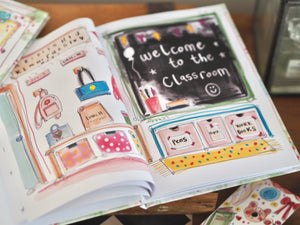 "Hello School" Illustrated Children's Book
