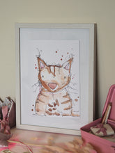 Load image into Gallery viewer, Cat Art Print
