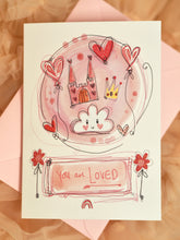 Load image into Gallery viewer, You Are Loved Made By Leah Card
