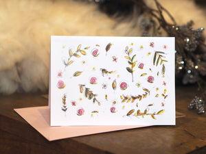 Floral Greenery Card