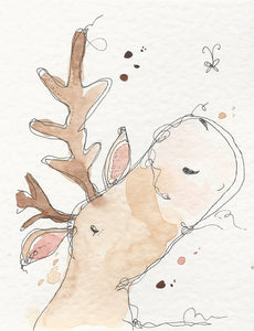 Otis The Deer Greetings Card
