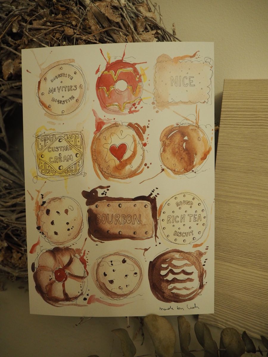 Biscuits Art Print
